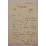 Allan Fitzroy Rae, Kingston C.C., Jamaica & West Indies 1946-1960. Handwritten two page letter