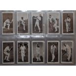 ‘Prominent Cricketers of 1938’. Ogdens. 1938. Full set of fifty cigarette cards. Sold with a