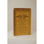 Wisden Cricketers’ Almanack 1919. 56th edition. Original paper wrappers. Some age toning and