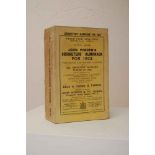 Wisden Cricketers’ Almanack 1923. 60th edition. Original paper wrappers. Slight fading to wrapper