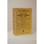 Wisden Cricketers’ Almanack 1927. 64th edition. Original paper wrappers. Small rust mark to top of