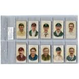 Wills ‘Prominent Australian and English Cricketers’ 1907. Numbers 51-73. Full set of twenty three