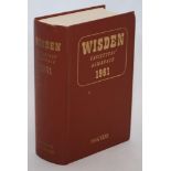 Wisden Cricketers’ Almanack 1961. Original hardback. Bump to head of spine paper, slight dulling