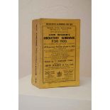 Wisden Cricketers’ Almanack 1930. 67th edition. Original paper wrappers. Minor wear to wrappers