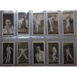 Ogdens ‘Australian Test Cricketers’ 1928/29. Full set of thirty six cigarette cards. Sold with ‘