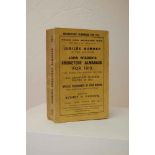 Wisden Cricketers’ Almanack 1913. 50th (Jubilee) edition. Original paper wrappers. Minor bowing to