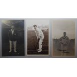 Elias Henry ‘Patsy’ Hendren. Middlesex & England 1907-1937. Mono real photograph postcard of Hendren