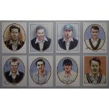 Collection of Cricket collectors cards issued by County Print Services each signed by the