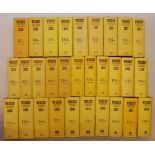 Wisden Cricketers’ Almanack 1980 to 2009. Original hardbacks with dustwrappers. Small tear to the