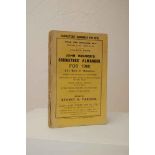 Wisden Cricketers’ Almanack 1918. 55th edition. Original paper wrappers. Minor age toning and