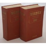 Wisden Cricketers’ Almanack 1959 and 1960. Original hardbacks. The 1959 edition with of evidence