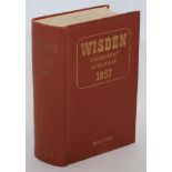 Wisden Cricketers’ Almanack 1957. Original hardback. Marks, wear and light creases to boards,