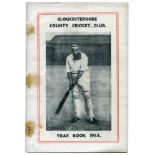 Gloucestershire County Cricket Club Yearbook 1934. Original pictorial covers with image of W.G.