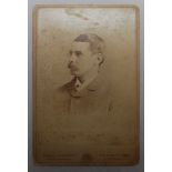 Henry Waugh Renny-Tailyour. Kent 1873-1883. Original sepia cabinet card photograph of Renny-Tailyour