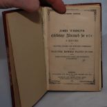 Wisden Cricketers’ Almanack 1870. 7th edition. Original paper wrappers. Bound in red quarter leather