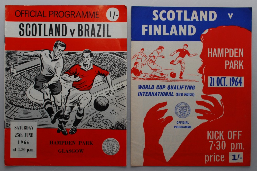 Scotland, Wales and Ireland Internationals. Selection of official programmes for Scotland, Wales and