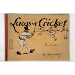 ‘Laws of Cricket Illustrated’. Charles Crombie. 1907. Complete first edition with twelve colour
