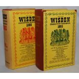 Wisden Cricketers’ Almanack 1965 & 1966. Original hardbacks with dustwrapper. The 1965 edition