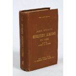 Wisden Cricketers’ Almanack 1908. 45th edition. Original hardback. Very light rubbing to board and