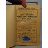 Wisden Cricketers’ Almanack 1931. Bound in brown boards, with original wrappers preserved, with