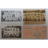 Cricket postcards. Three cricket postcards of the ‘South African Cricket Team- 1907’ (Herbert