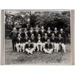 Australia 1938. Large official photograph of the Australian team at Lords for the second Test in
