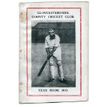 Gloucestershire County Cricket Club Yearbook 1933. Original pictorial covers with image of W.G.