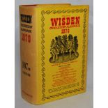 Wisden Cricketers’ Almanack 1970. Original hardback with dustwrapper. Some age toning and staining