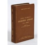 Wisden Cricketers’ Almanack 1900. 37th edition. Original hardback. Very light rubbing to board and