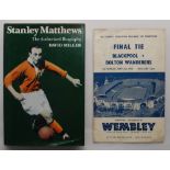 Blackpool v Bolton Wanderers 1953. ‘The Matthews Final’. Official programme for the FA Challenge Cup