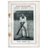 Gloucestershire County Cricket Club Yearbook 1931. Original pictorial covers with image of W.G.