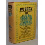 Wisden Cricketers’ Almanack 1967. Original hardback with dustwrapper. Some age toning to dustwrapper