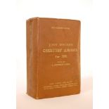 Wisden Cricketers’ Almanack 1930. 67th edition. Original hardback. Evidence of damp staining to