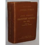 Wisden Cricketers’ Almanack 1913. 50th (Jubilee) edition. Original hardback. Warping to book, wear