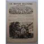 ‘Le Monde Illustre’. Early and original ‘tabloid’ sixteen page French newspaper for 13th July