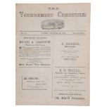 ‘The Tournament Chronicle’ 1884-1885. Printed and published by Charles Cox of the Port Elizabeth