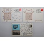 Signed county centenary commemorative covers. Official Gloucestershire C.C.C. Centenary 1870-1970