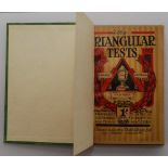 ‘The Triangular Tests 1876-1912’. H.V. Dorey. London 1912. Bound in green boards, original