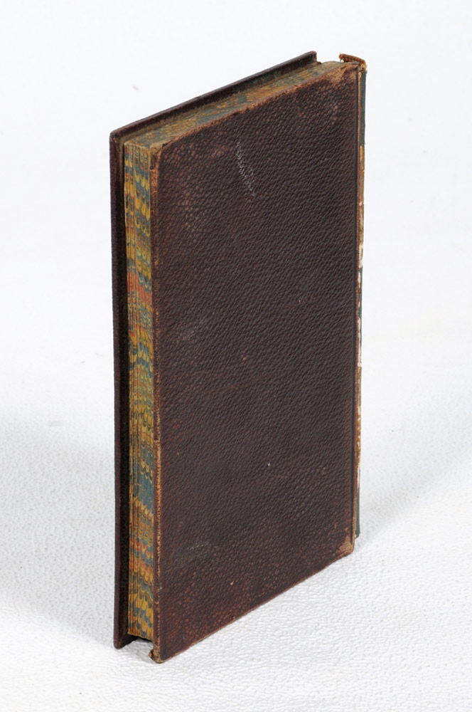 ‘Resume’. Edward Mills Grace, Downend, 1864’. Maroon leather note book, with colourful marbled end - Image 2 of 4