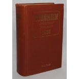 Wisden Cricketers’ Almanack 1956. Original hardback. Slight dulling to spine gilt, minor wear to