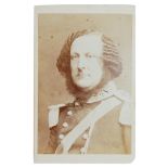 William Ward, 1st Earl of Dudley. Original carte de visite photograph of William Ward, head and