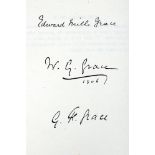 ‘The Grace’s E.M., W.G. & G.F.’ original glass negative photographic plate of the three signatures
