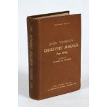 Wisden Cricketers’ Almanack 1912. 49th edition. Original hardback. Very light rubbing to head and