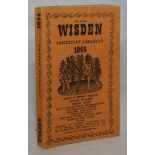 Wisden Cricketers’ Almanack 1944. 81st edition. Original limp cloth covers. Only 5600 paper copies