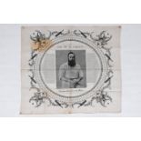 ‘W.G. Grace. Champion Cricketer of the World’. Large cotton handkerchief commemorating a Century