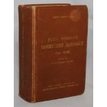 Wisden Cricketers’ Almanack 1926. 63rd edition. Original hardback. Some wear and marks to boards and