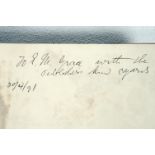 ‘Cricket’. W.G. Grace. Bristol 1891. Very rare quarter leather bound ‘Presentation’ edition, top