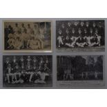 Australian tours. Real photograph mono postcard of the 1921 Australian touring team (series