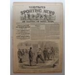 The ‘Illustrated Sporting News’. Saturday 15th November 1862. Original four page edition of the