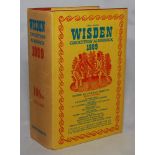 Wisden Cricketers’ Almanack 1969. Original hardback with dustwrapper. Some age toning to dustwrapper